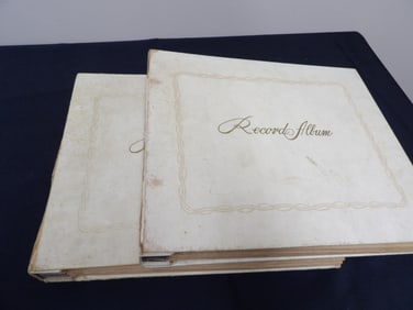 Two record albums and sixteen records