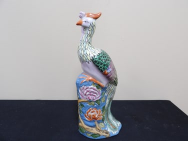Chinese porcelain phoenix statue