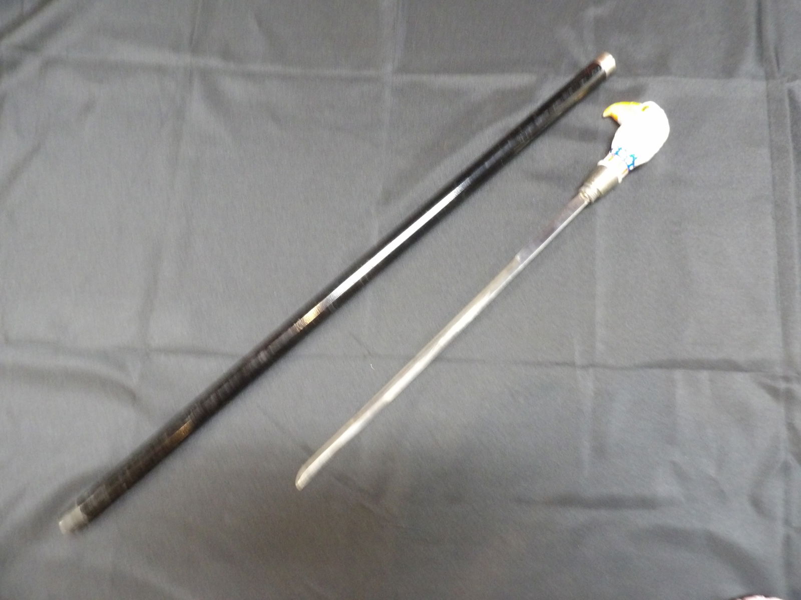 American Eagle head cane sword - 2