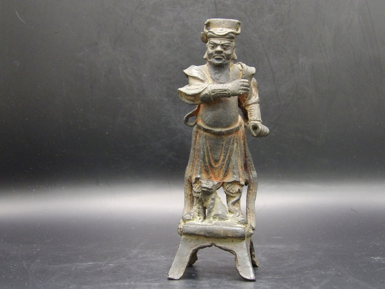 Ming Dynasty Chinese Bronze Warrior Statue (1 of 7)