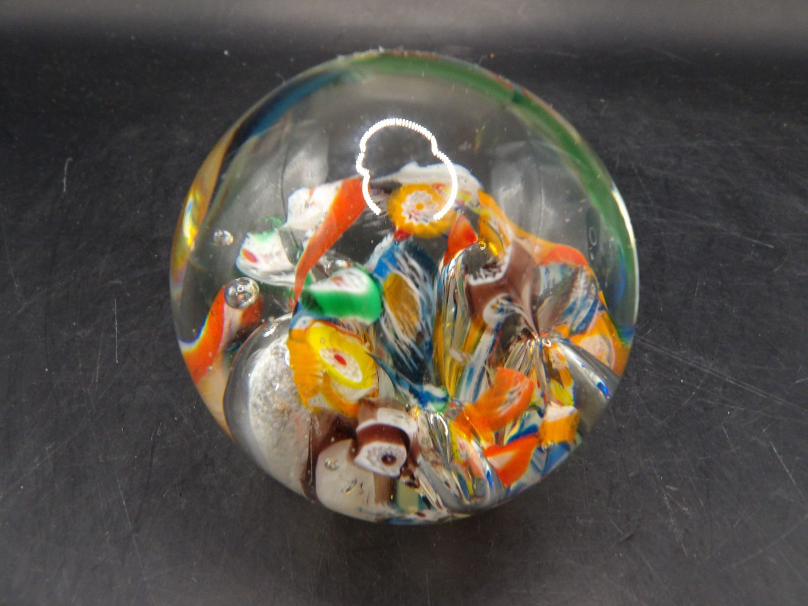 amazing art glass paperweight lot of 3 - 3