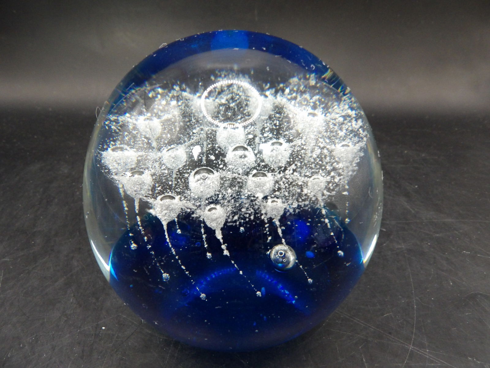 amazing art glass paperweight lot of 3 - 4