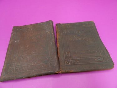 lot of 2 antique poetry books