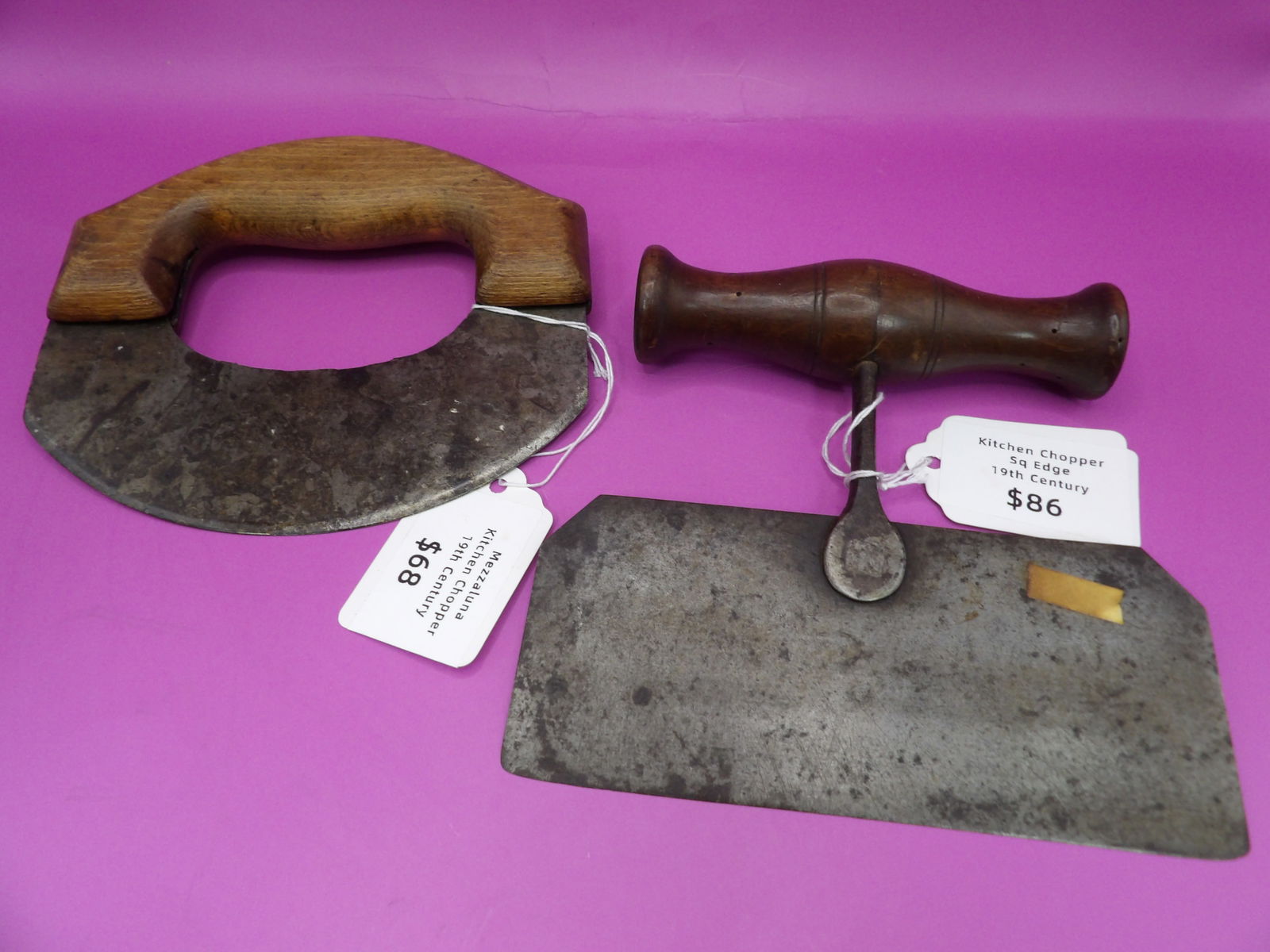 19th century kitchen chopper lot of 2 (1 of 6)