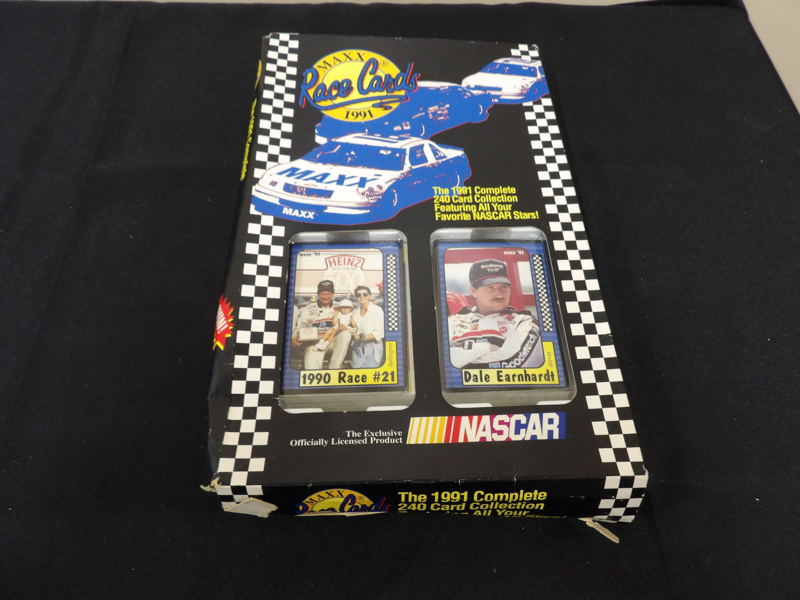 1991 complete 240 card collection featuring your favorite Nascar Stars (1 of 5)
