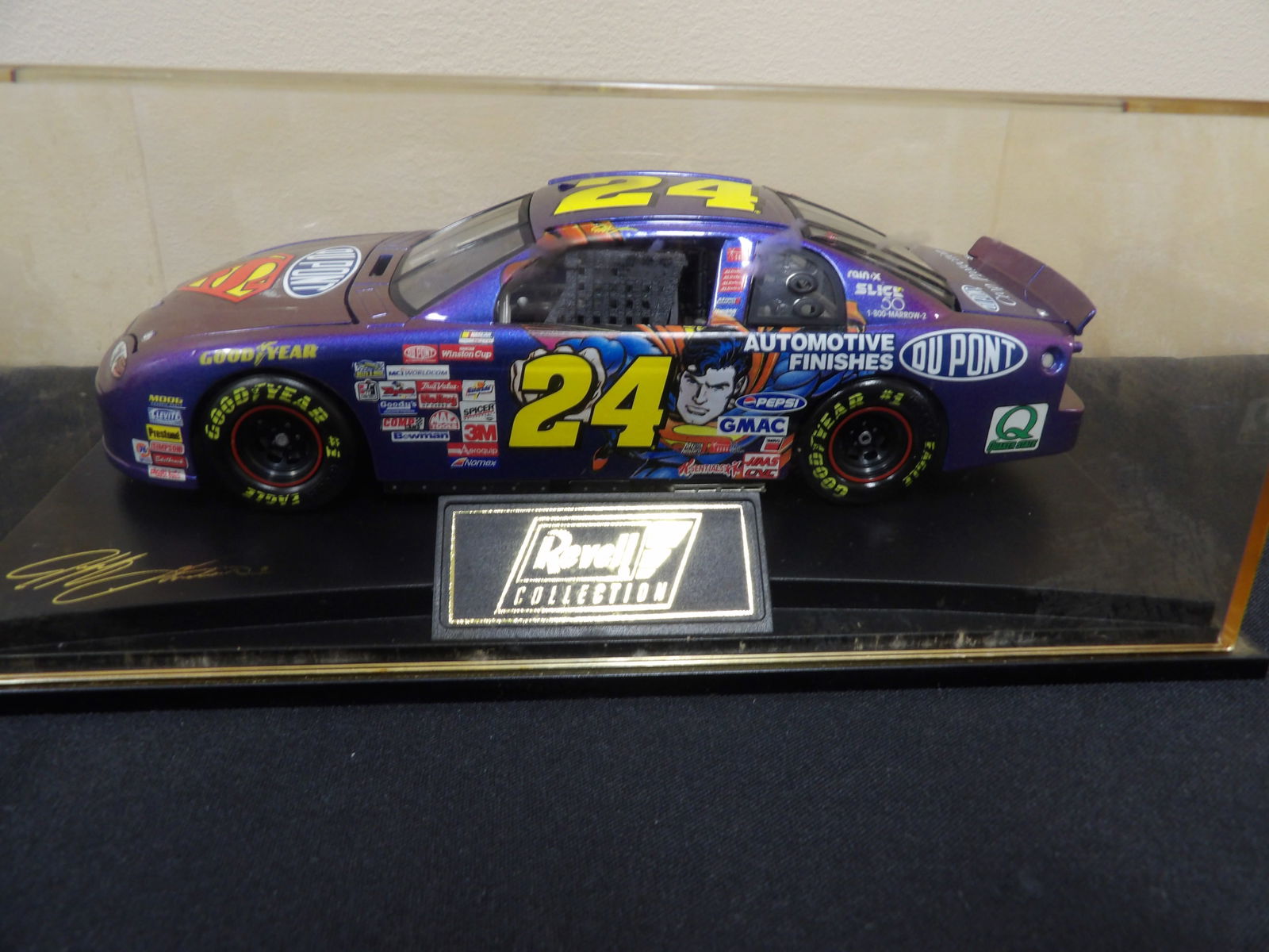 Precision Engineered Revell collection Superman Chevrolet scale car original box: Box length 9.5 inches.