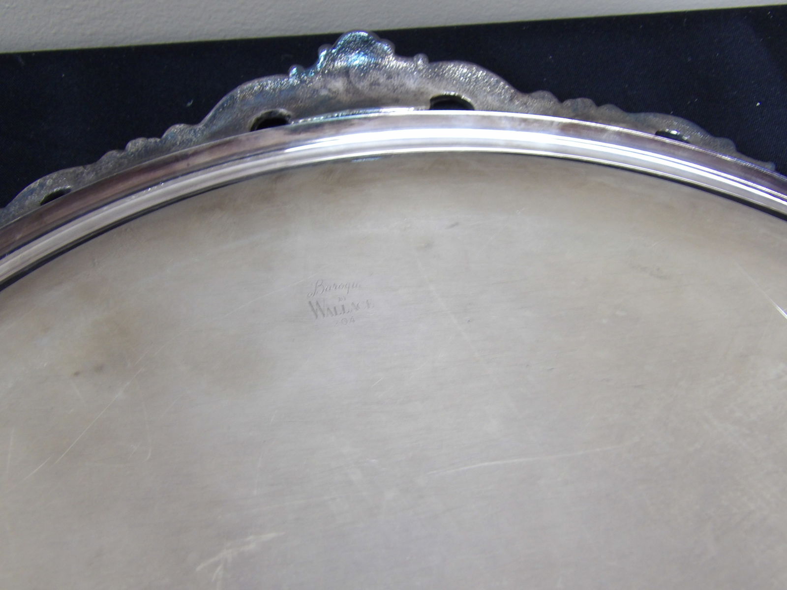 Wallace Baroque Plus 5 PC Silver Plate Tea Serving Set - 3