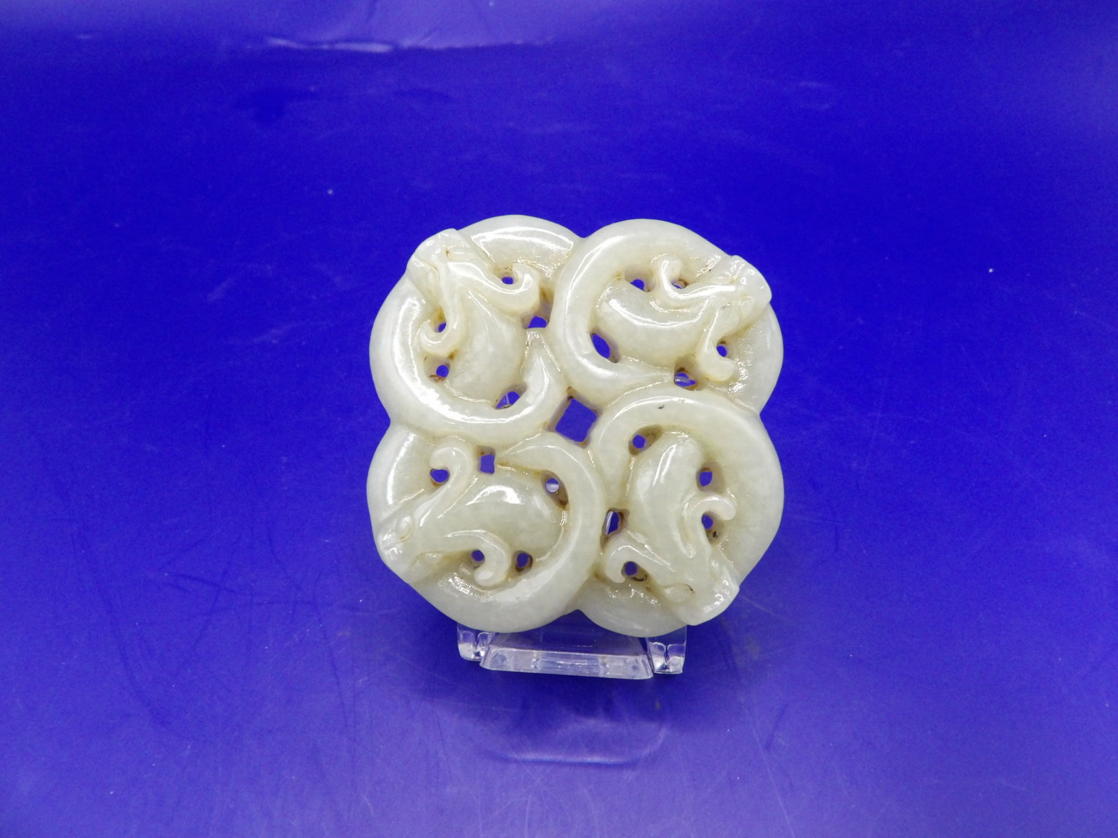 Chinese jade Chilong carving (1 of 5)