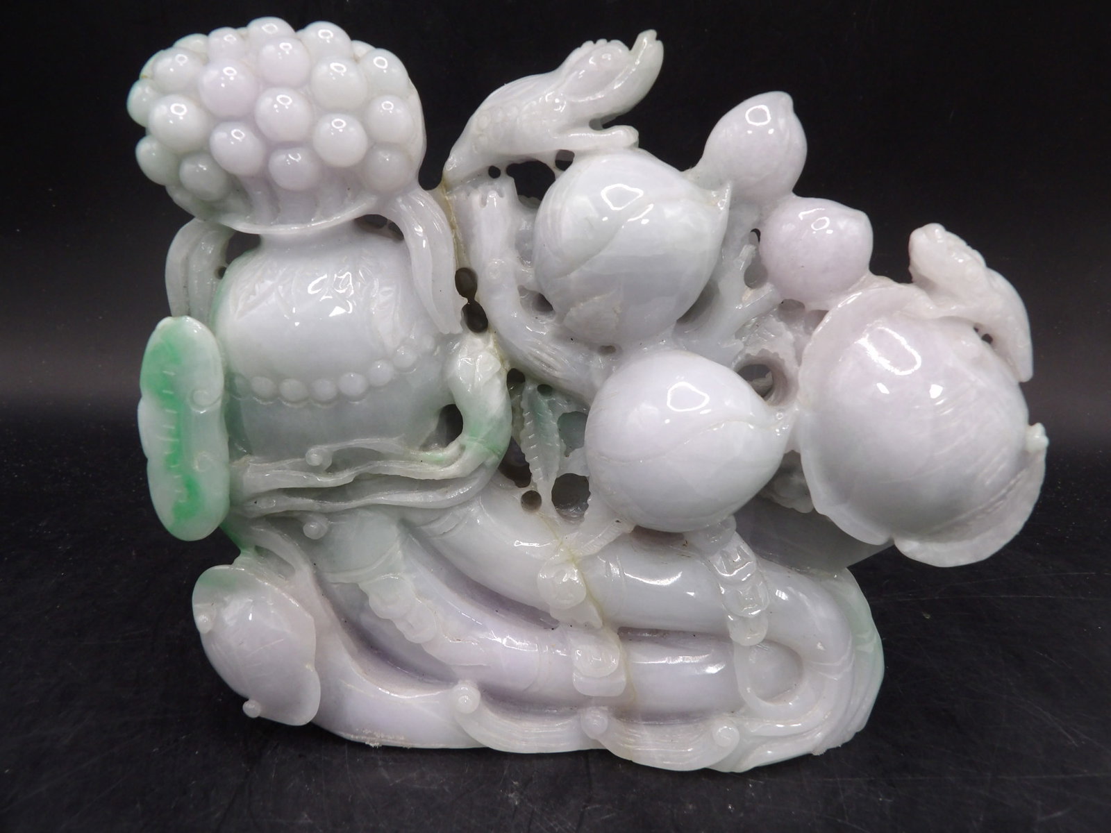 Chinese jadeite jade fine carving statue (1 of 7)