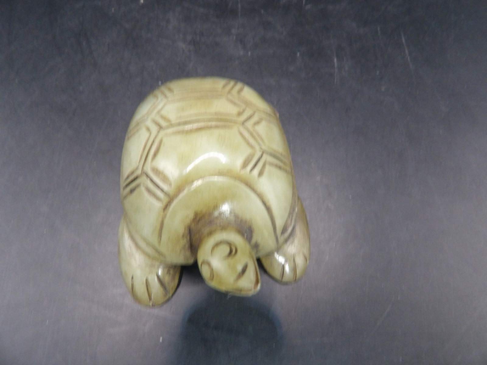 Chinese jade turtle carving statue - 4