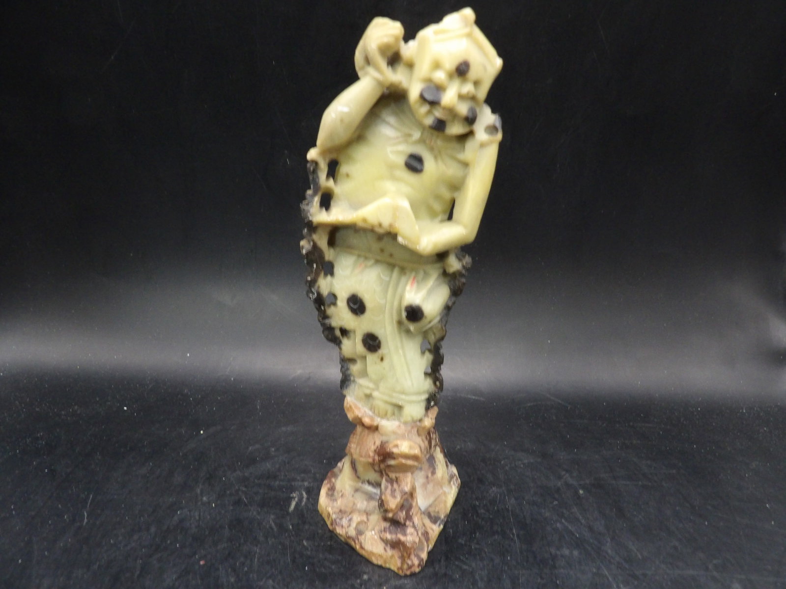 Chinese stone carved immortal statue: 7.2 inches height. We will inhouse ship items to you very affordable and efficient. Select self-arrange shipping.