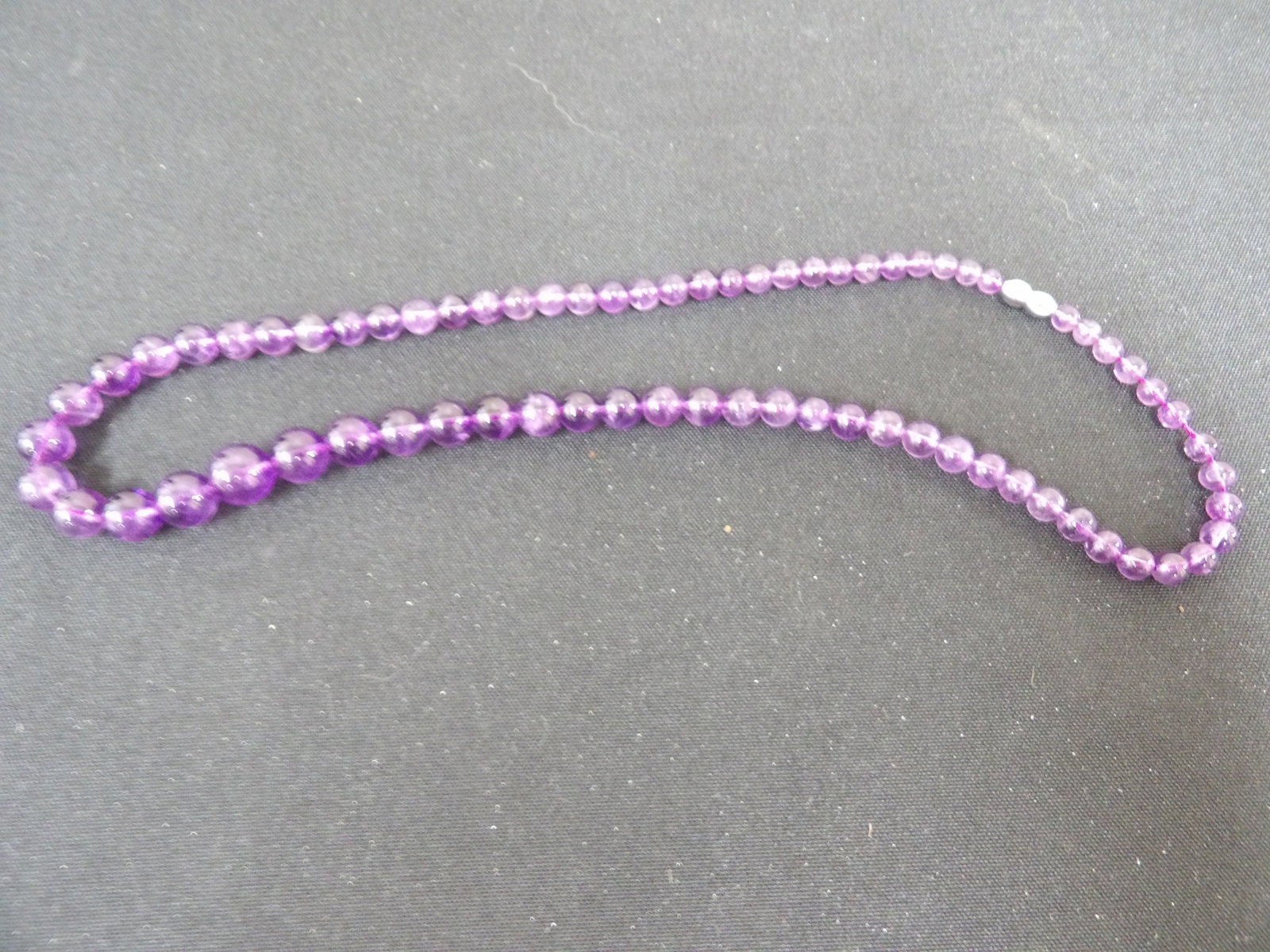Asian beaded amethyst necklace (1 of 4)