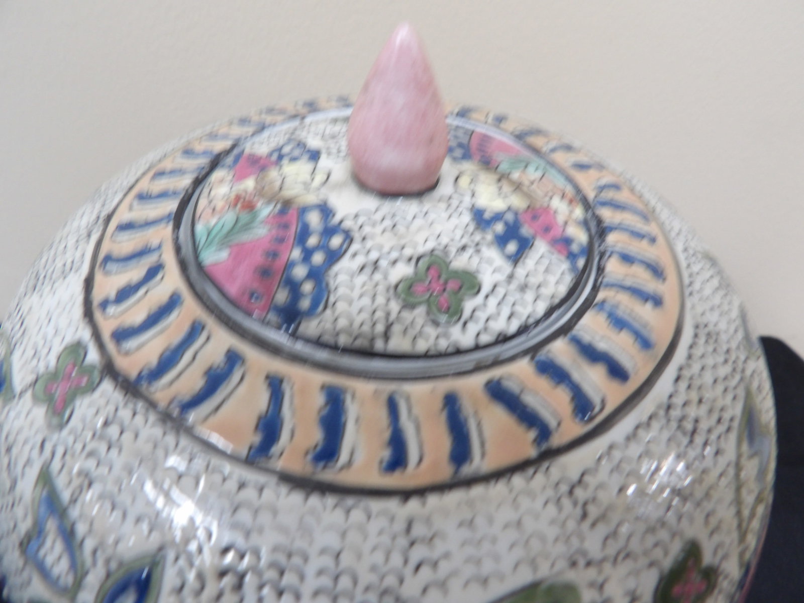 Chinese export porcelain ginger jar - 4