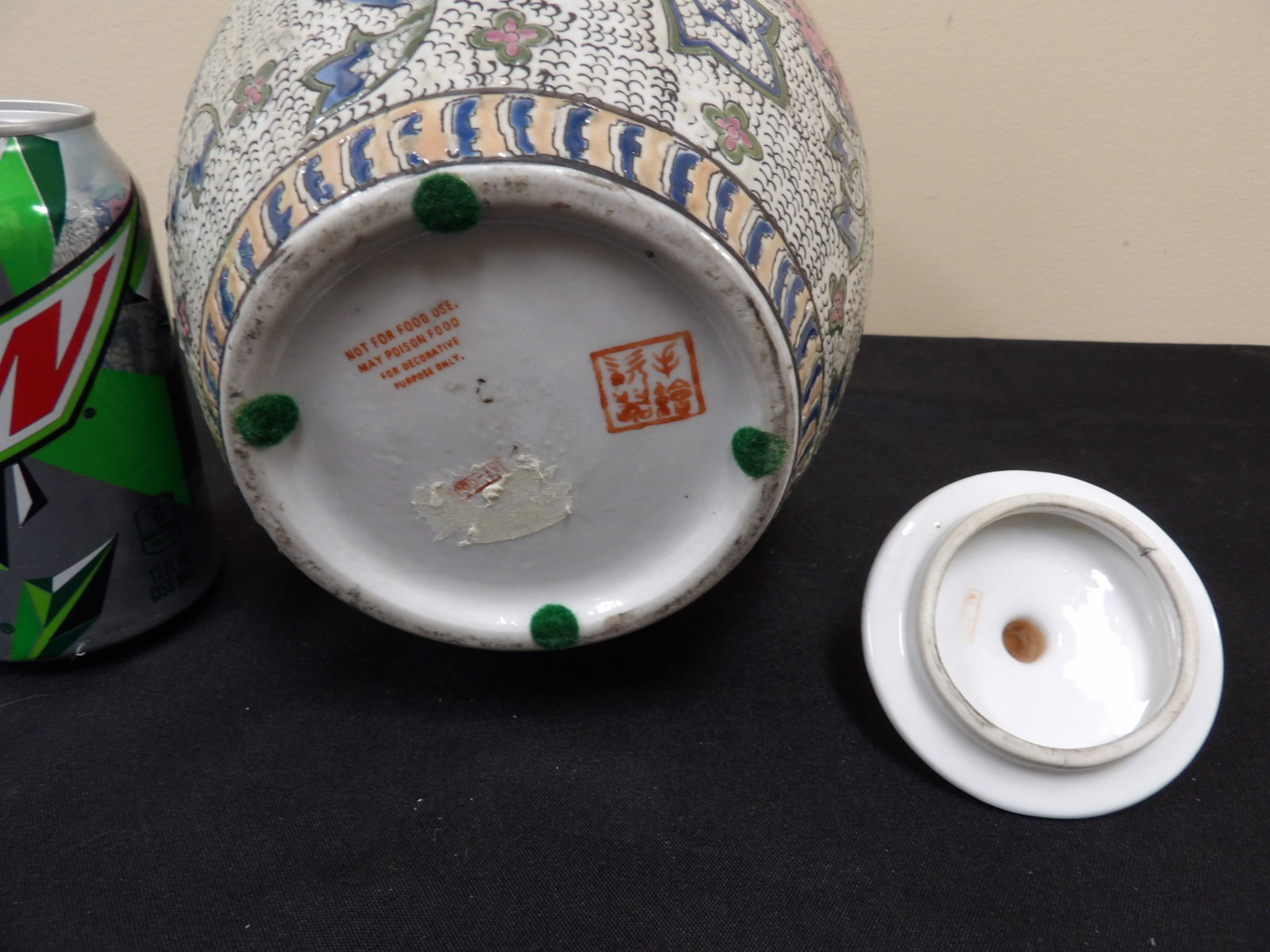 Chinese export porcelain ginger jar - 6