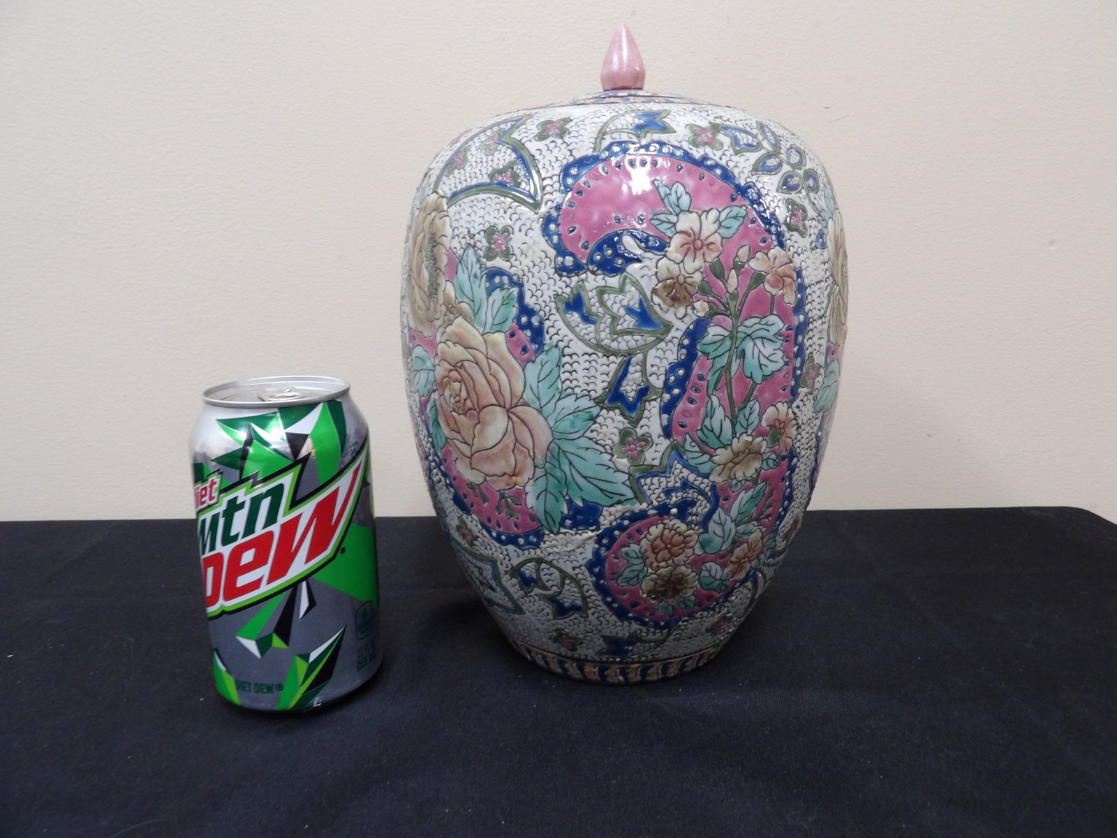 Chinese export porcelain ginger jar - 7