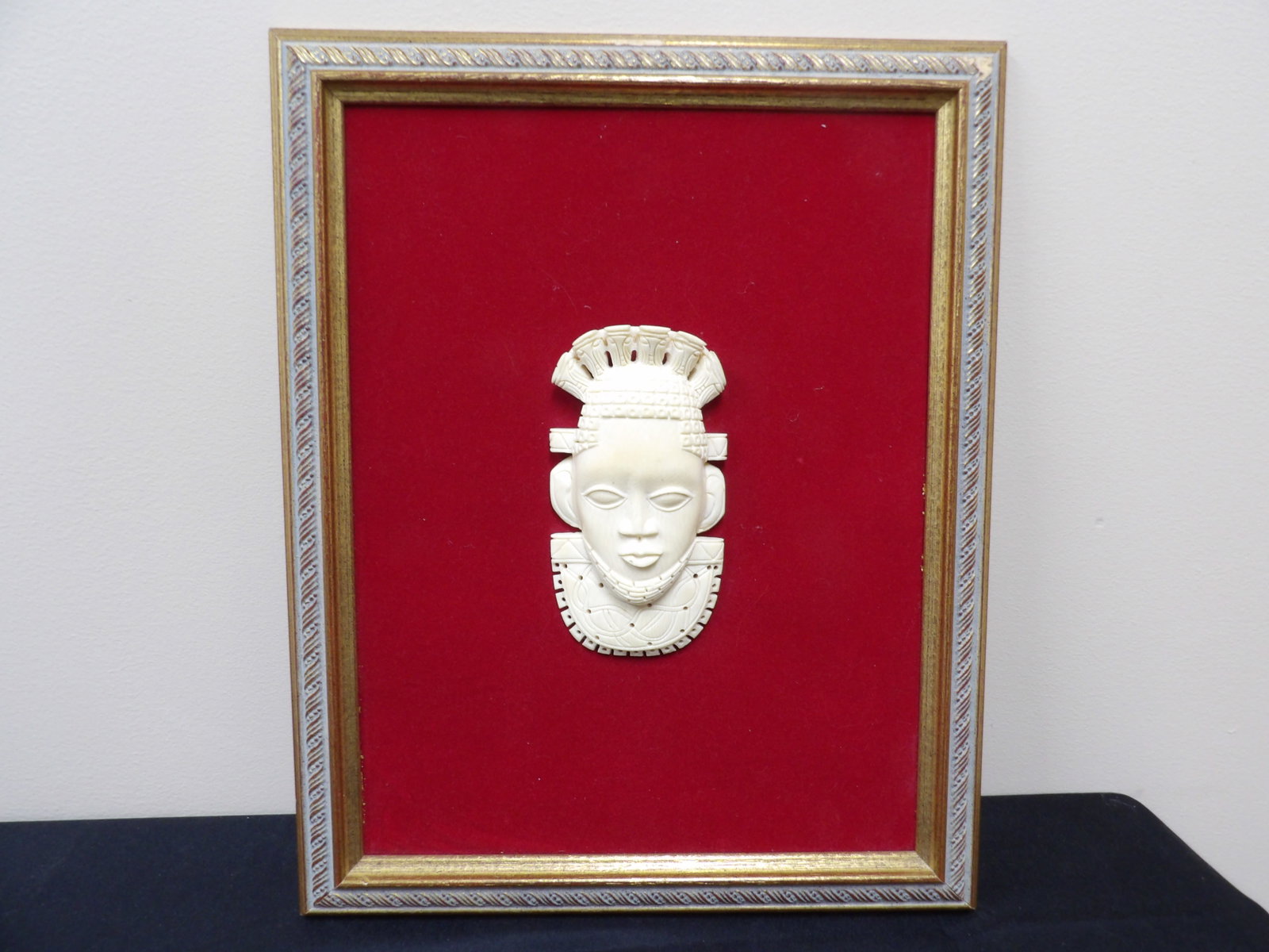 framed antique fine carving - 7