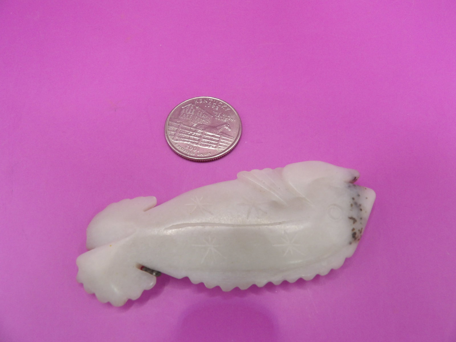 Chinese jade fish carving - 4