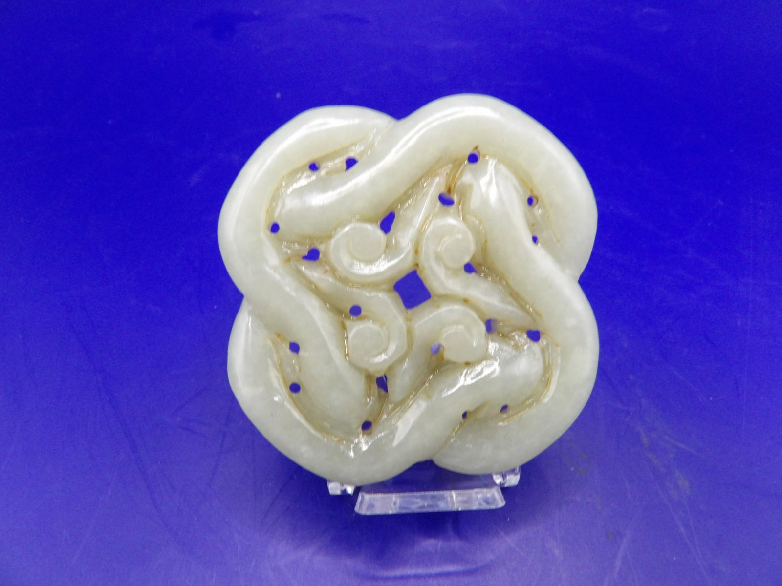Chinese jade Chilong carving - 3