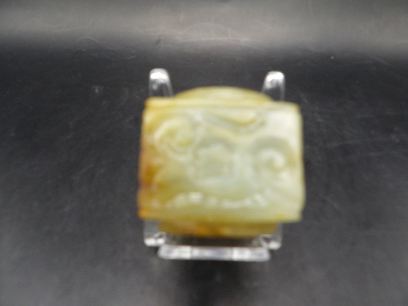Chinese jade carved cong - 3