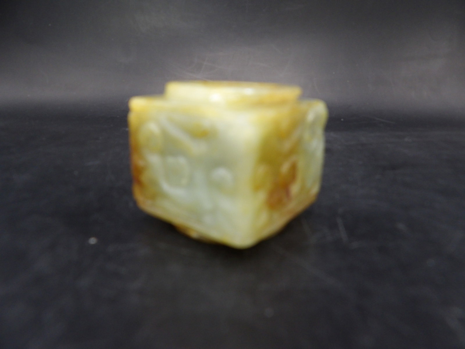Chinese jade carved cong - 4