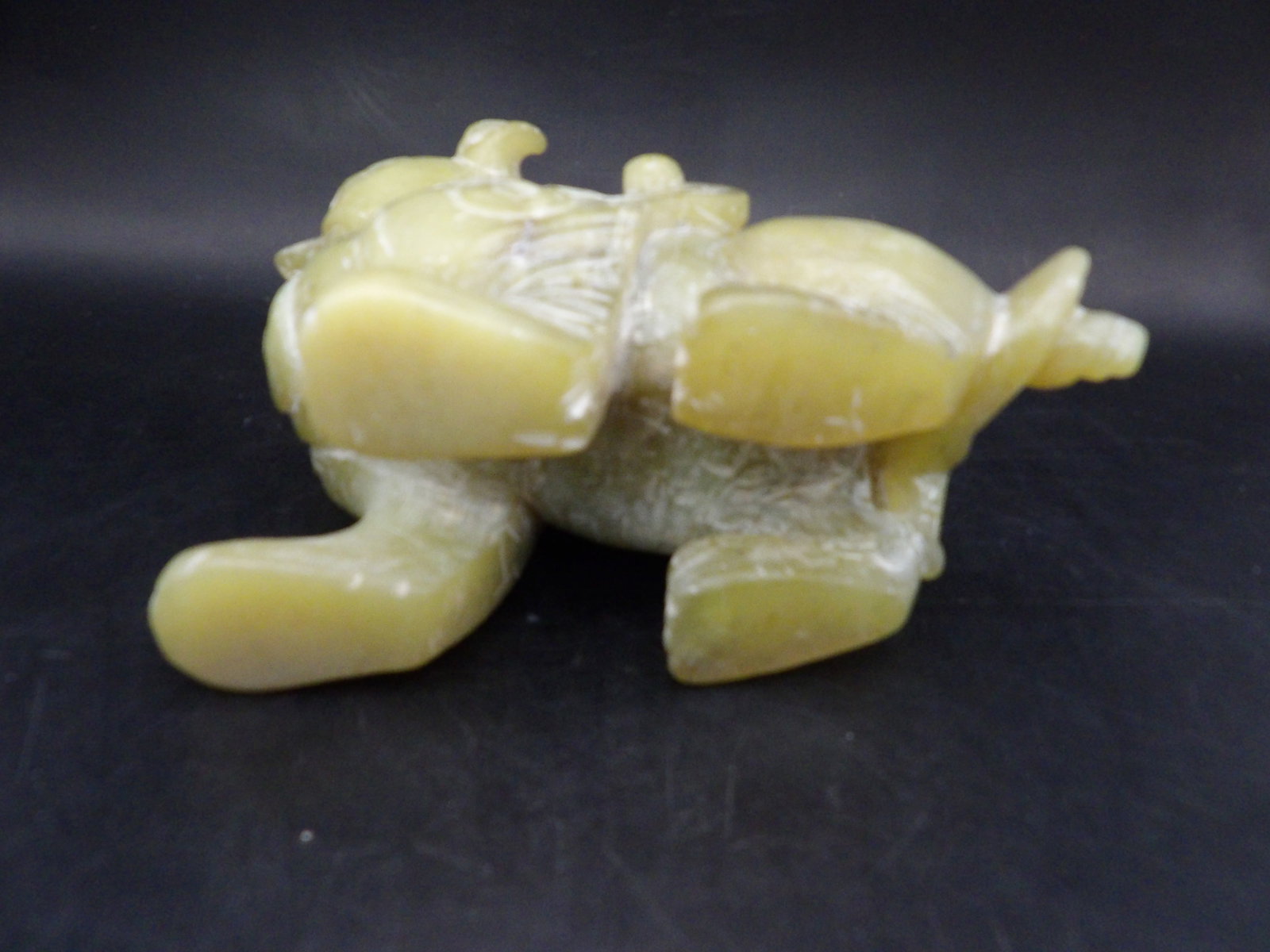 Chinese jade carving statue heavy - 4