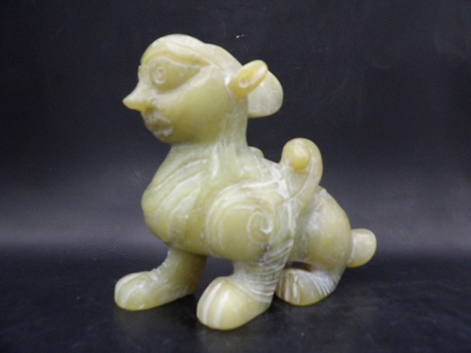 Chinese jade carving statue heavy - 6