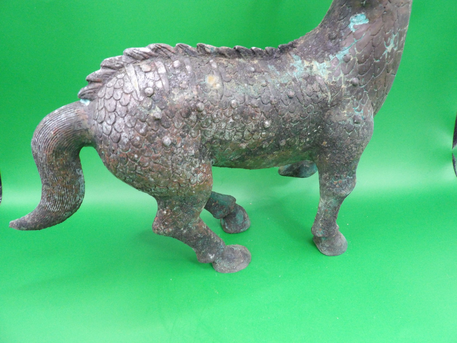 Chinese large bronze beast statue - 3