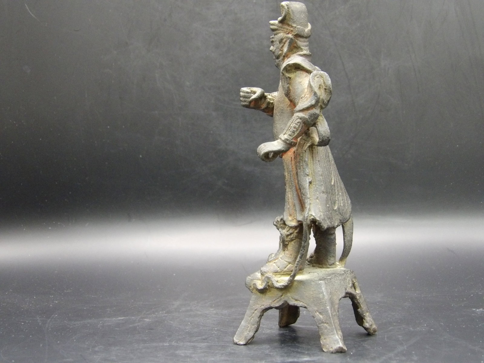 Ming Dynasty Chinese Bronze Warrior Statue - 2