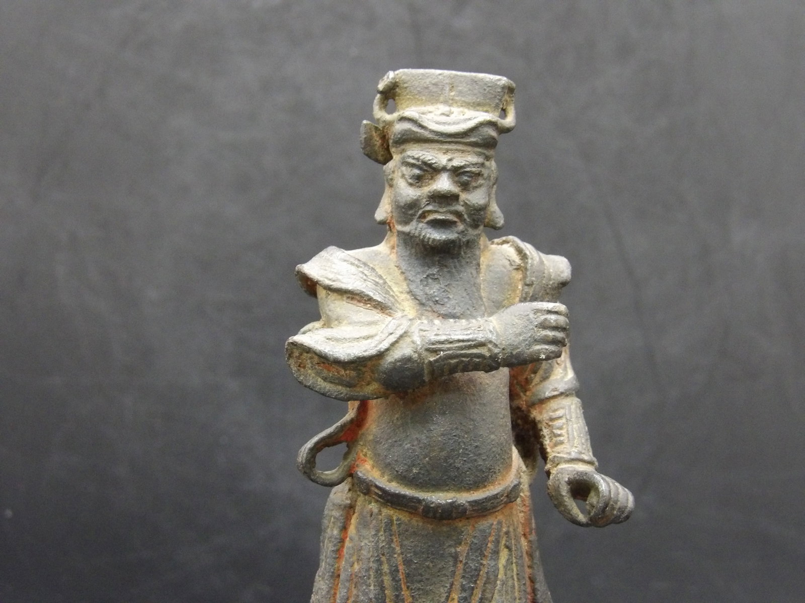 Ming Dynasty Chinese Bronze Warrior Statue - 5