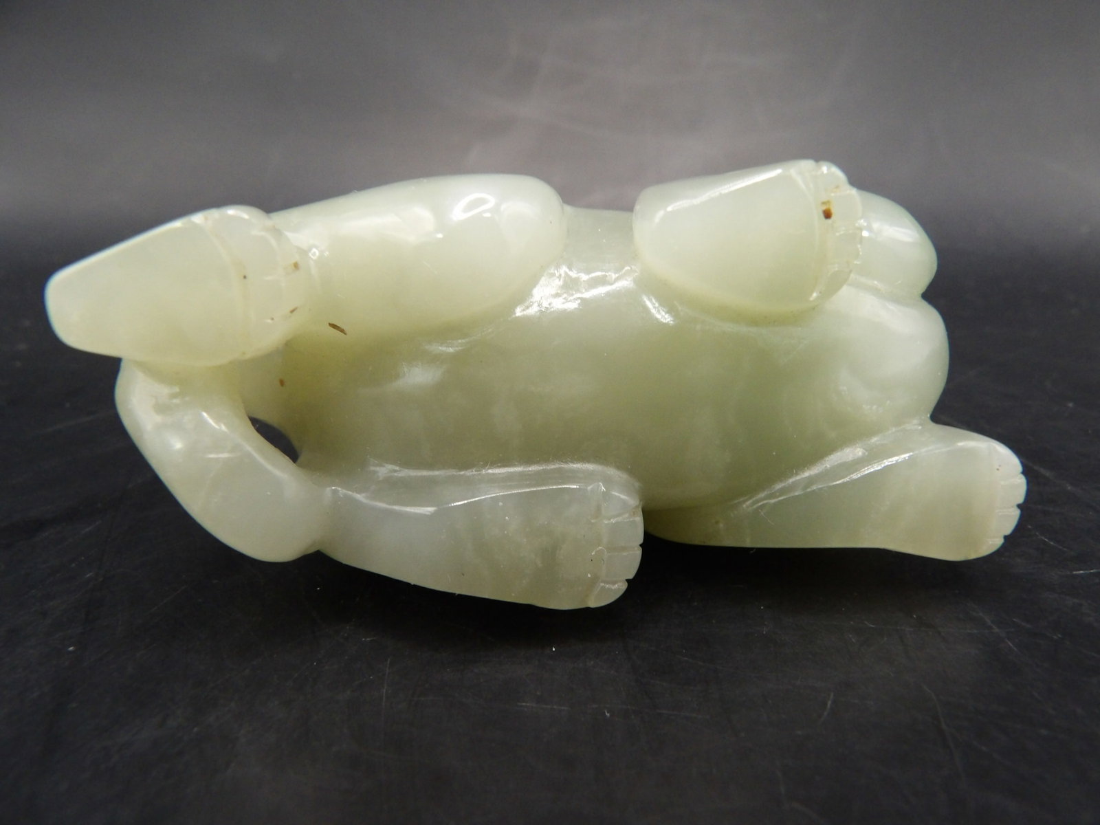 Chinese nephrite jade beast carving - 3