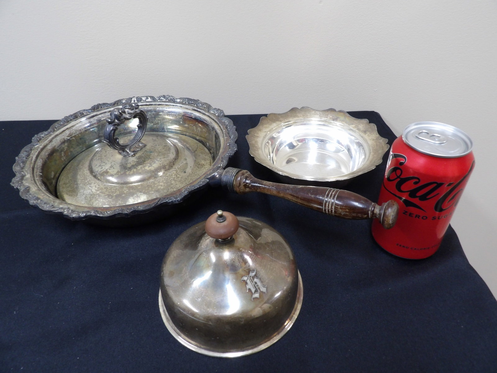 Lot of 2 Silver Plated Items kitchenware - 3
