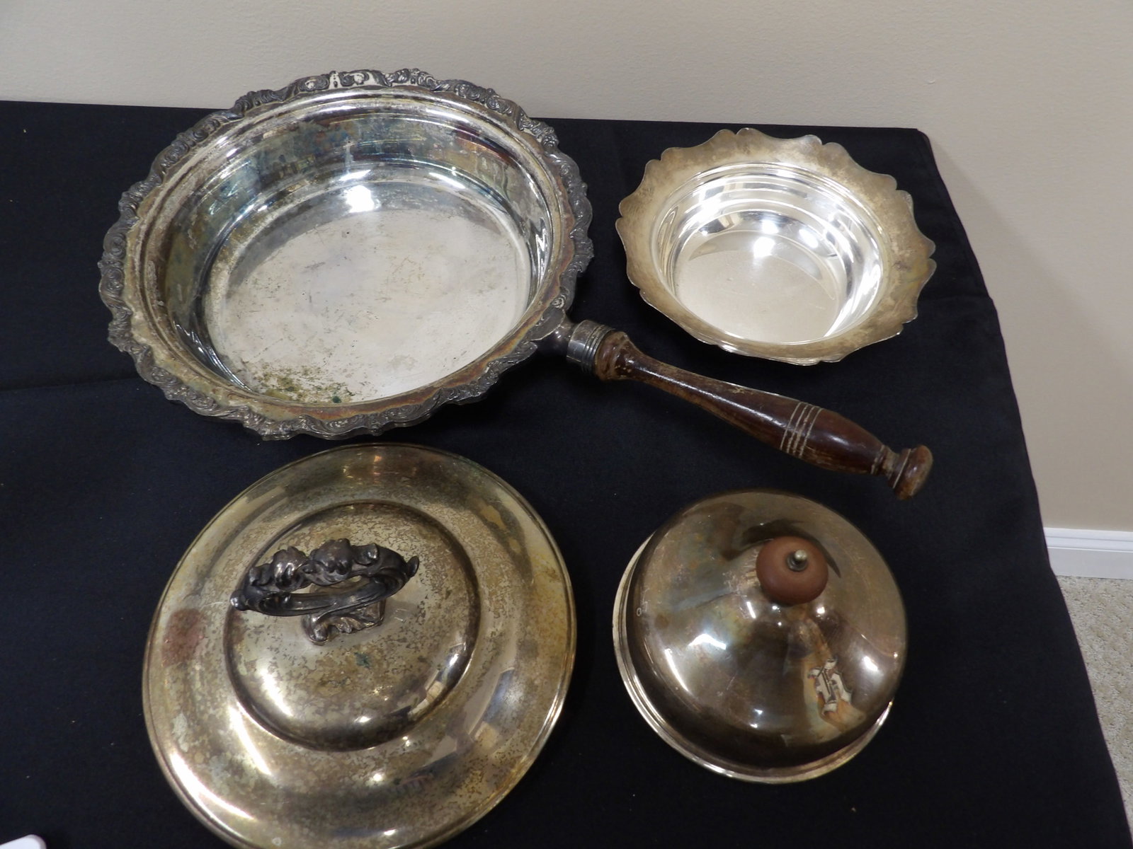 Lot of 2 Silver Plated Items kitchenware - 5