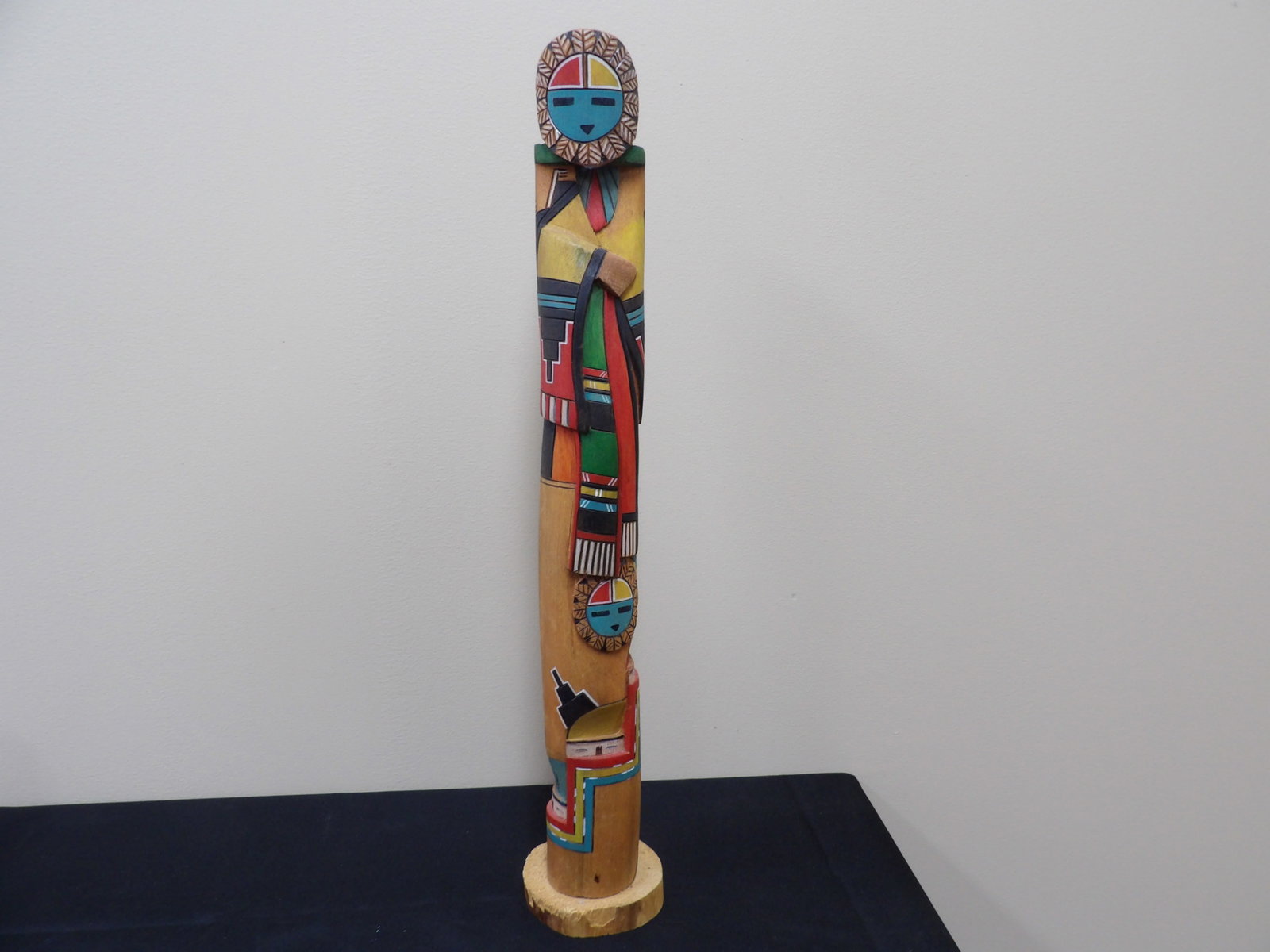 carved and painted wooden Hopi Kachina doll (1 of 8)