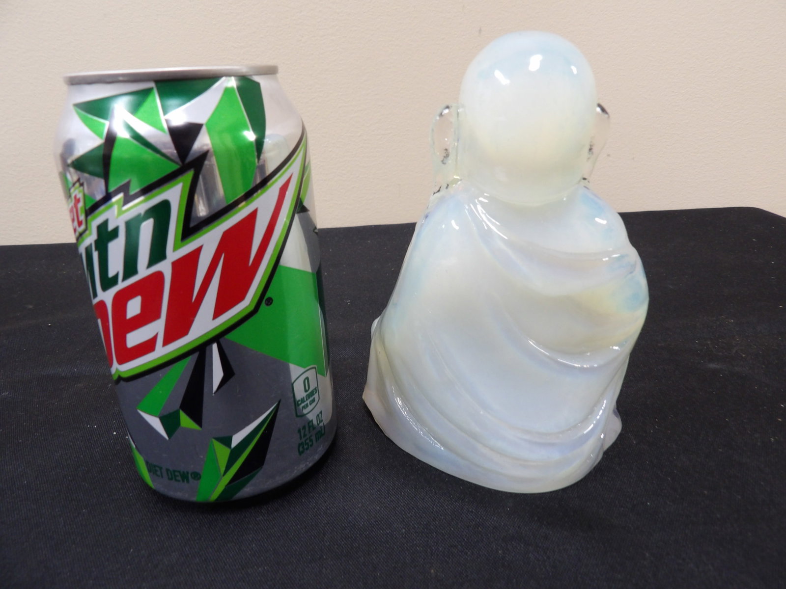 Chinese opalite laughing buddha statue - 3