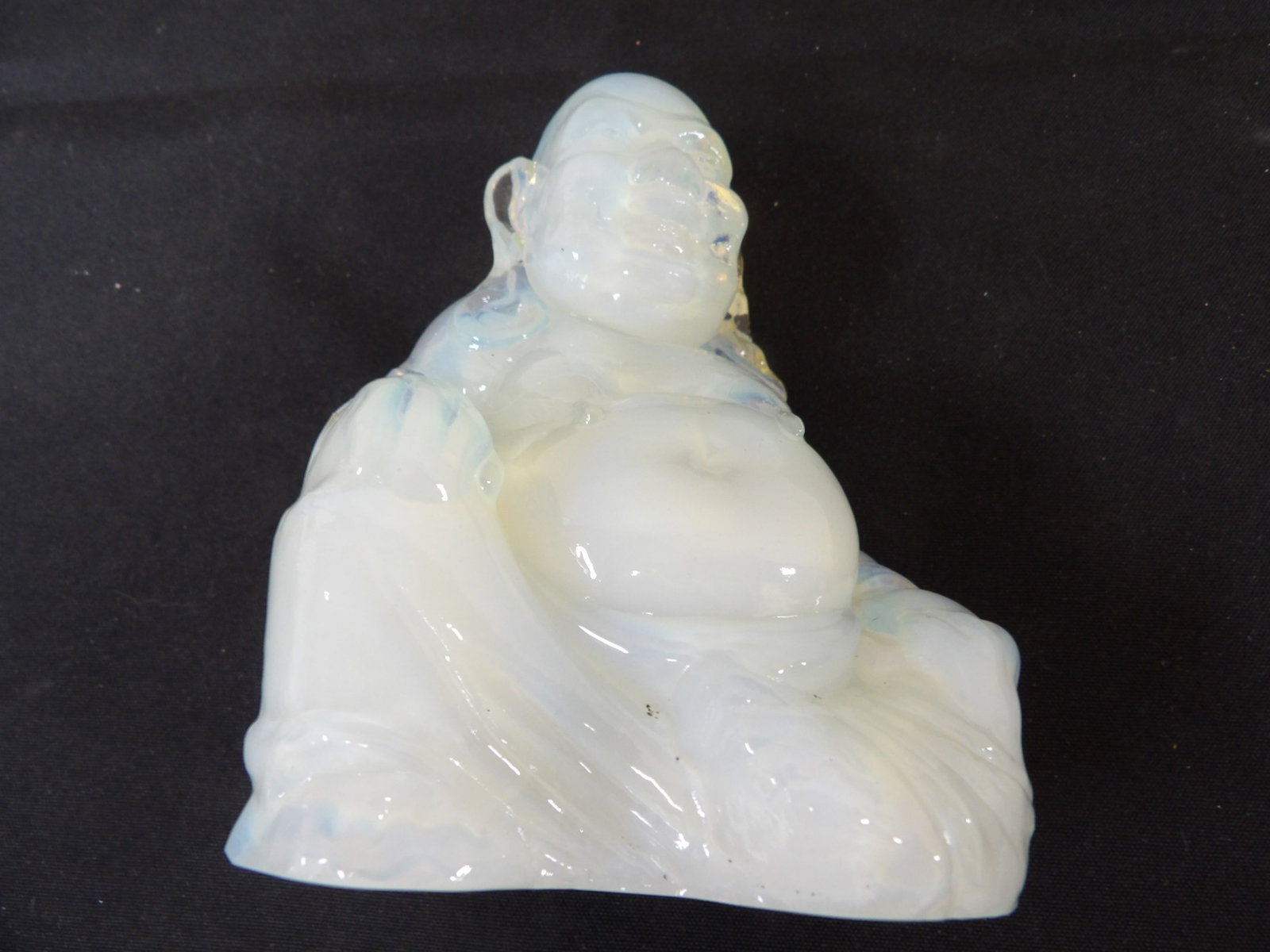 Chinese opalite laughing buddha statue - 6