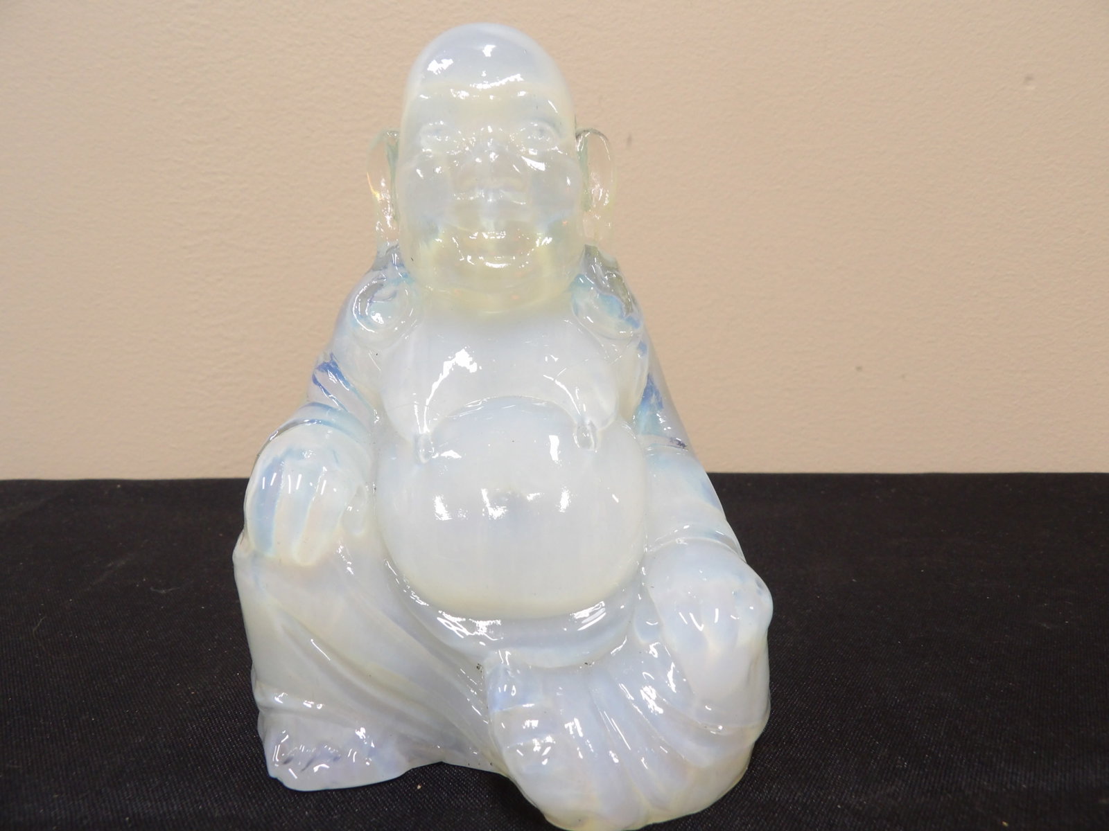 Chinese opalite laughing buddha statue - 7