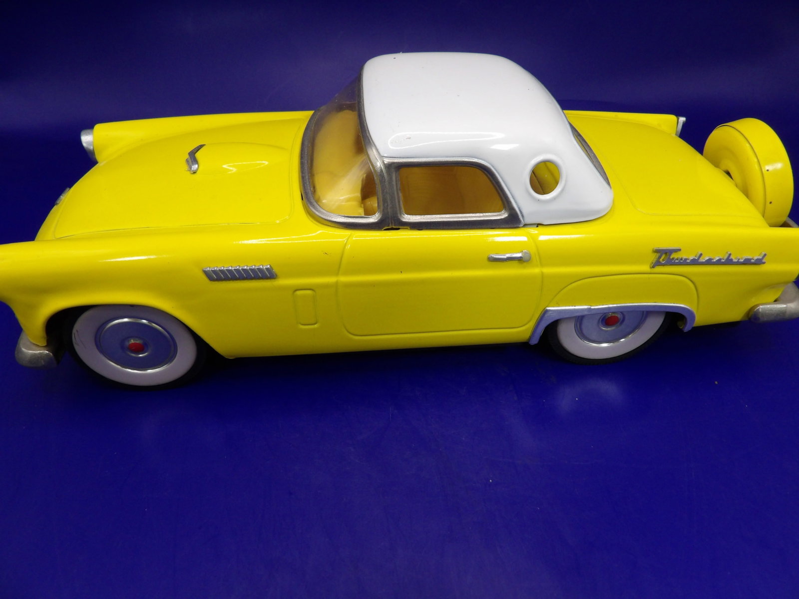 1:18 made in Japan 1956 Ford Thunderbird hard top scale car: 10.5 inches length.
