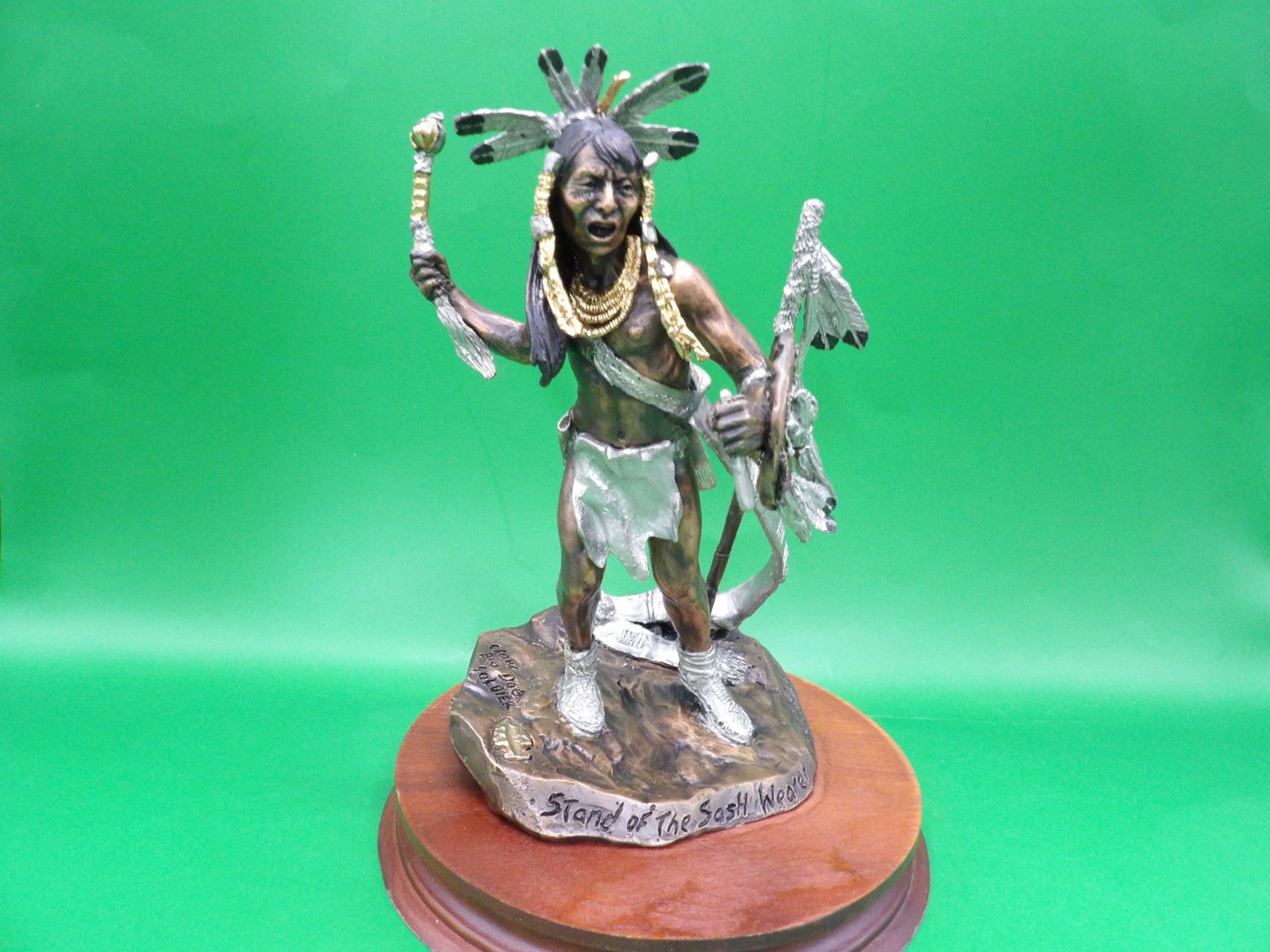 C. A. Pardell "Stand of the Sash Wearer" limited edition sculpture: 7.5 inches height. We will inhouse ship items to you very affordable and efficient. Select self-arrange shipping.