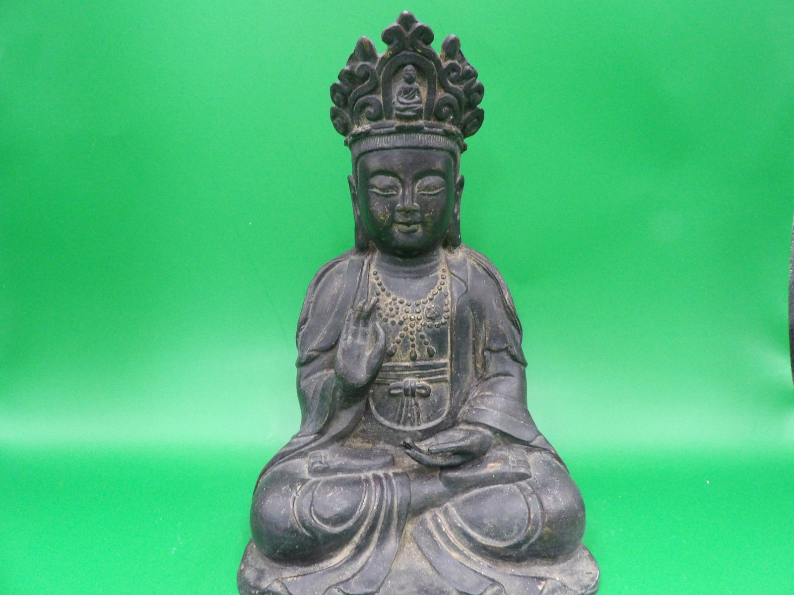 Chinese bronze buddha Statue Ming dynasty?: 8.9 inches height. We will inhouse ship items to you very affordable and efficient. Select self-arrange shipping.