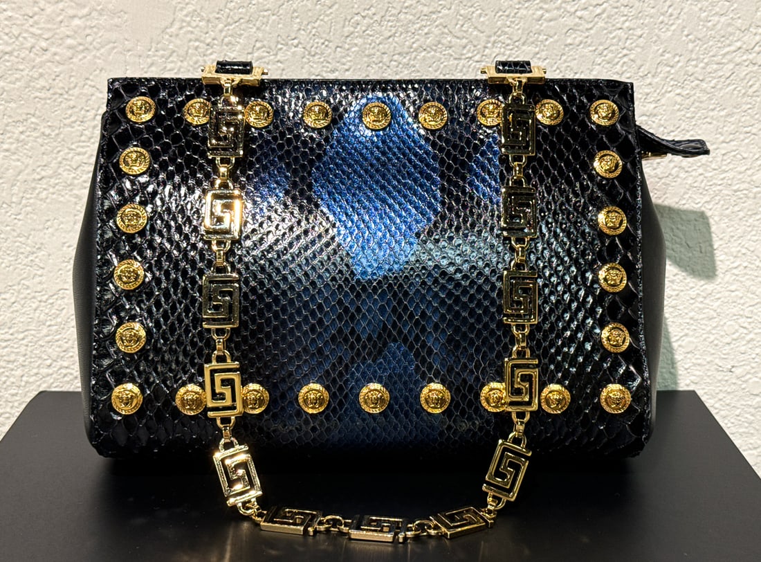 Rare Versace Python Handbag (1 of 7)