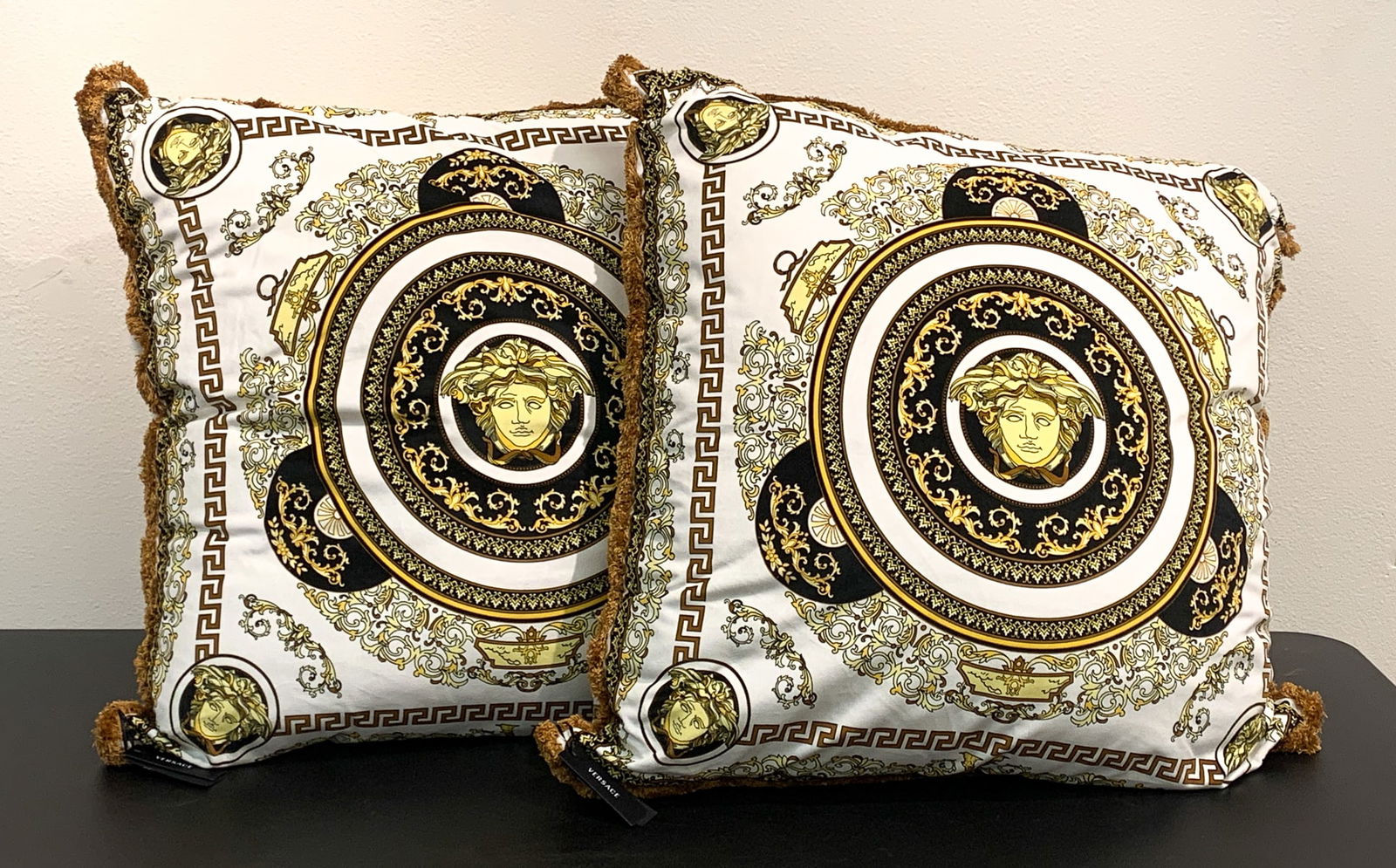 Pair Versace Gala Medusa Oversize Cushions - A (1 of 7)
