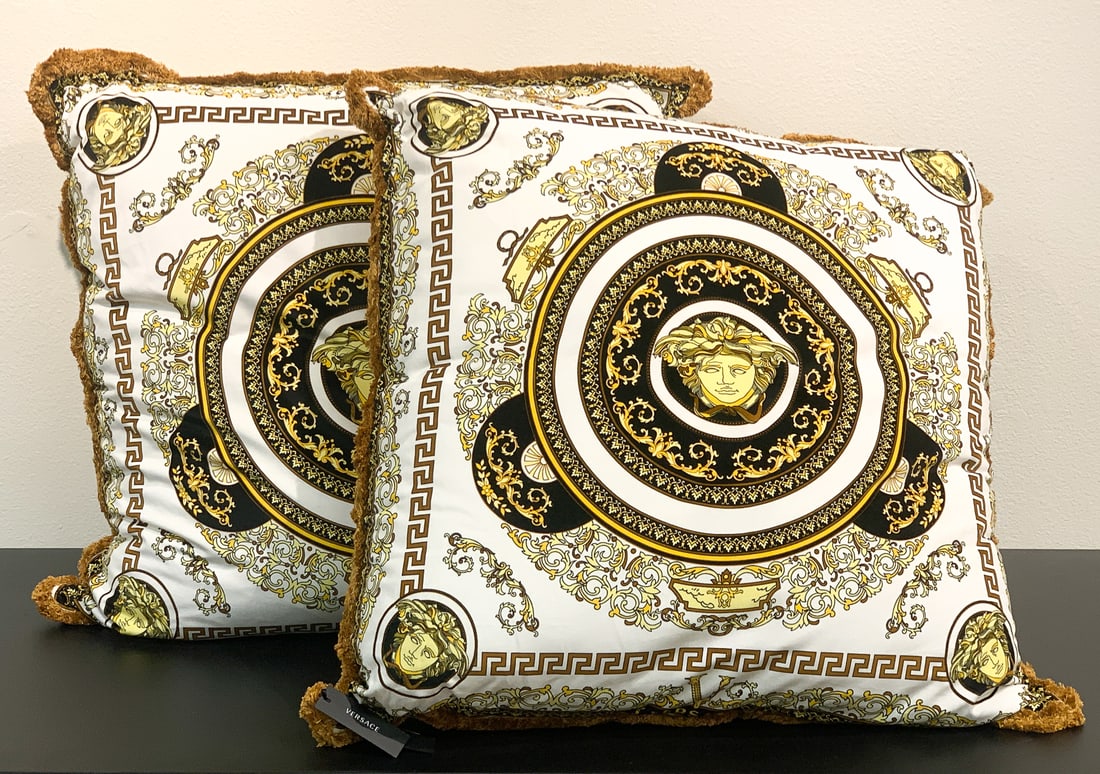Pair Versace Gala Medusa Cushions - B (1 of 7)