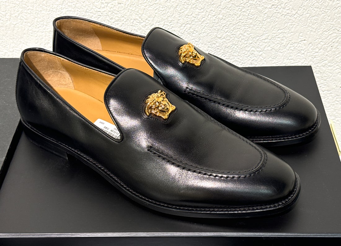 Versace Men’s Calf Leather Shoes (1 of 5)