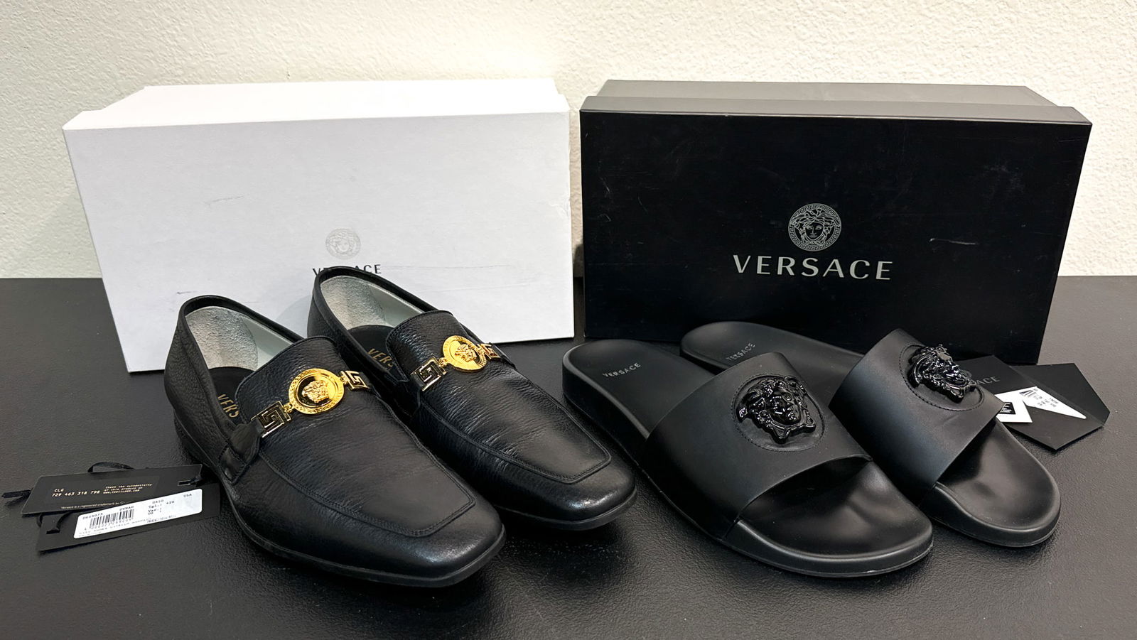 Two Pair Men’s Versace Shoes (1 of 6)