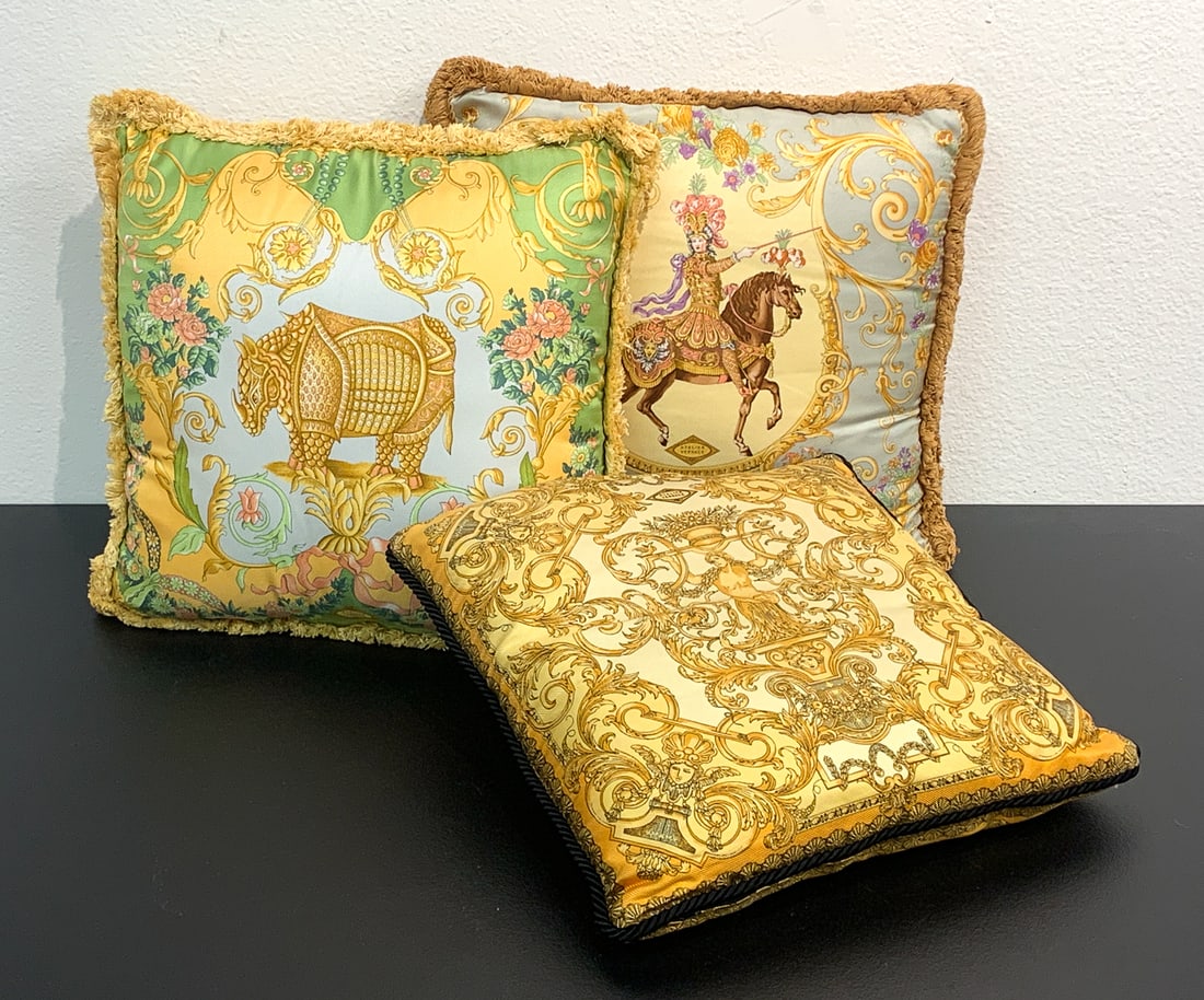 Three Versace Throw Pillows (1 of 9)
