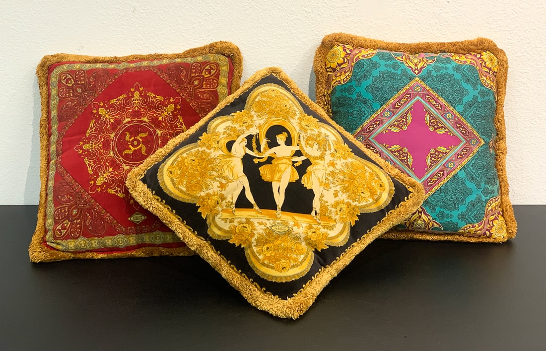 Three Versace Throw Pillows (1 of 3)