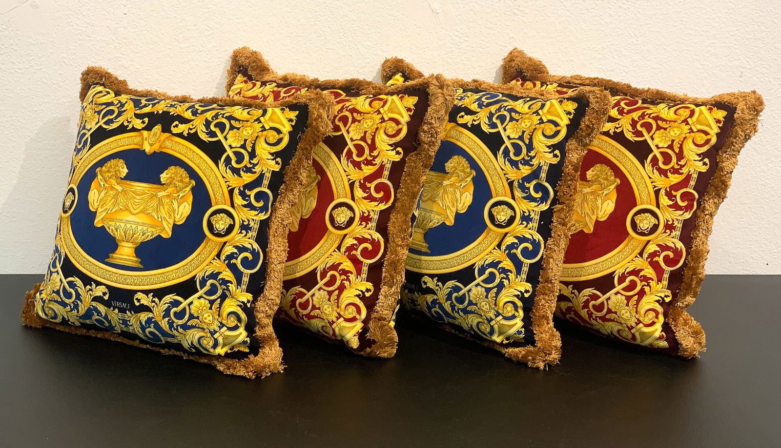 Four Versace Les Coupe Des Dieux Throw Pillows (1 of 8)