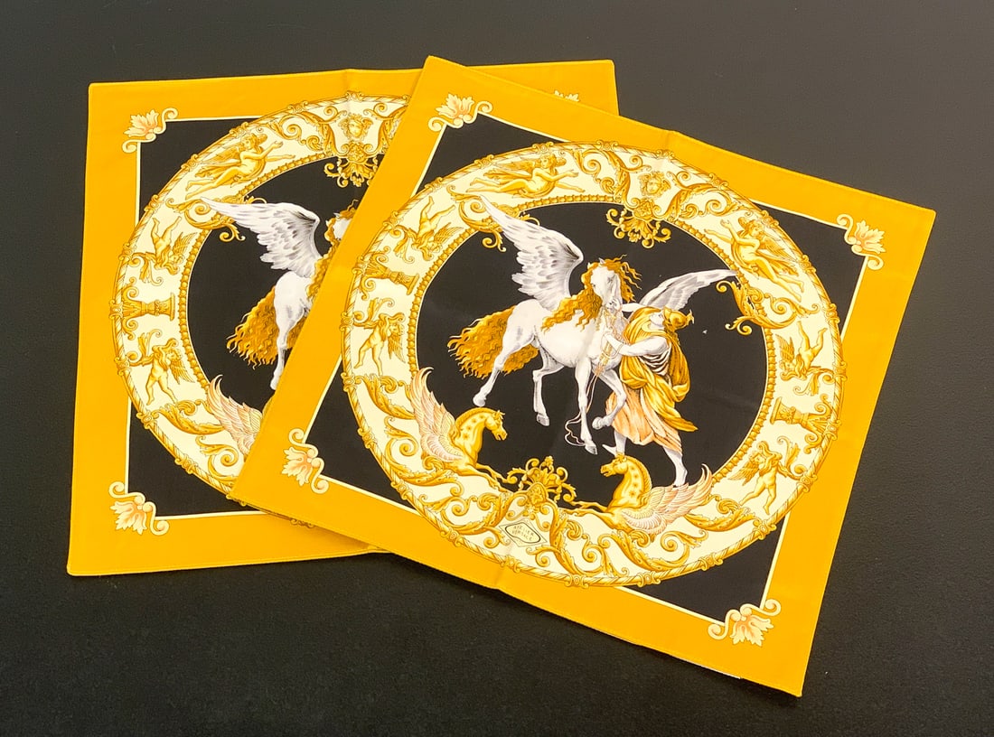 Pair Versace Pegasus Pillow Covers (1 of 6)