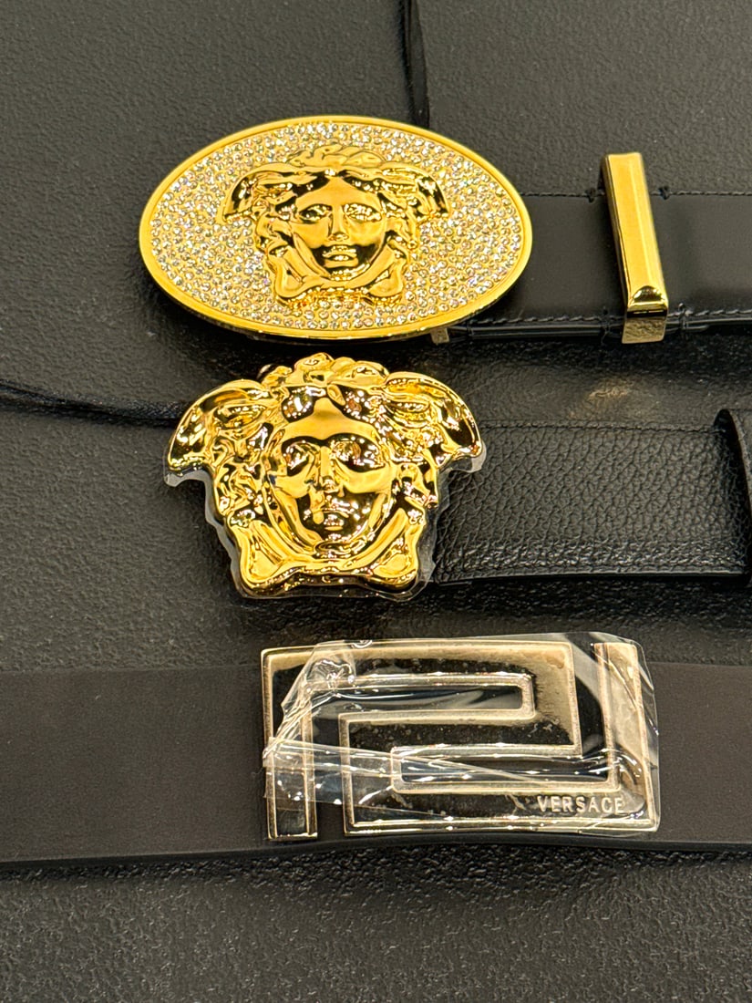 Three Versace Belts - New (1 of 6)