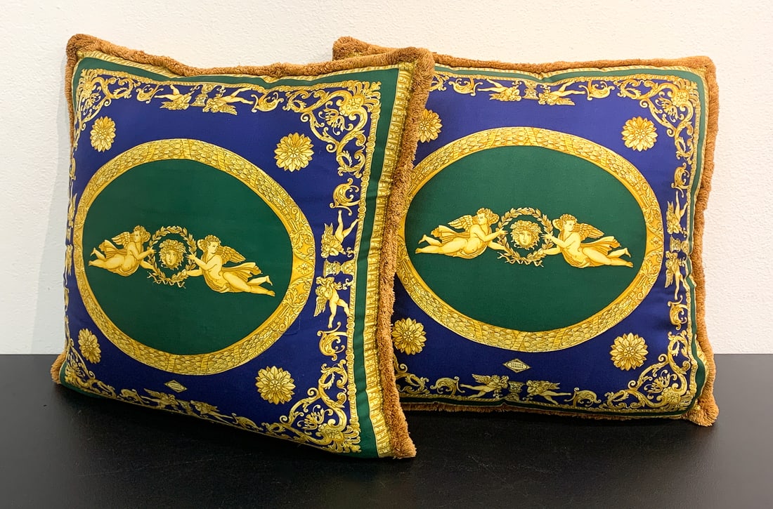 Pair Versace Baroque Canova Cushions (1 of 5)